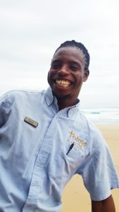 With a smile as big as his heart, you too will fall in love with Bheki Tembe at Thonga Beach Lodge
