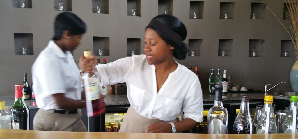 Food and Beverage Manager Maggie Legong empowers local Hlabisa grace Sphe Mbatha