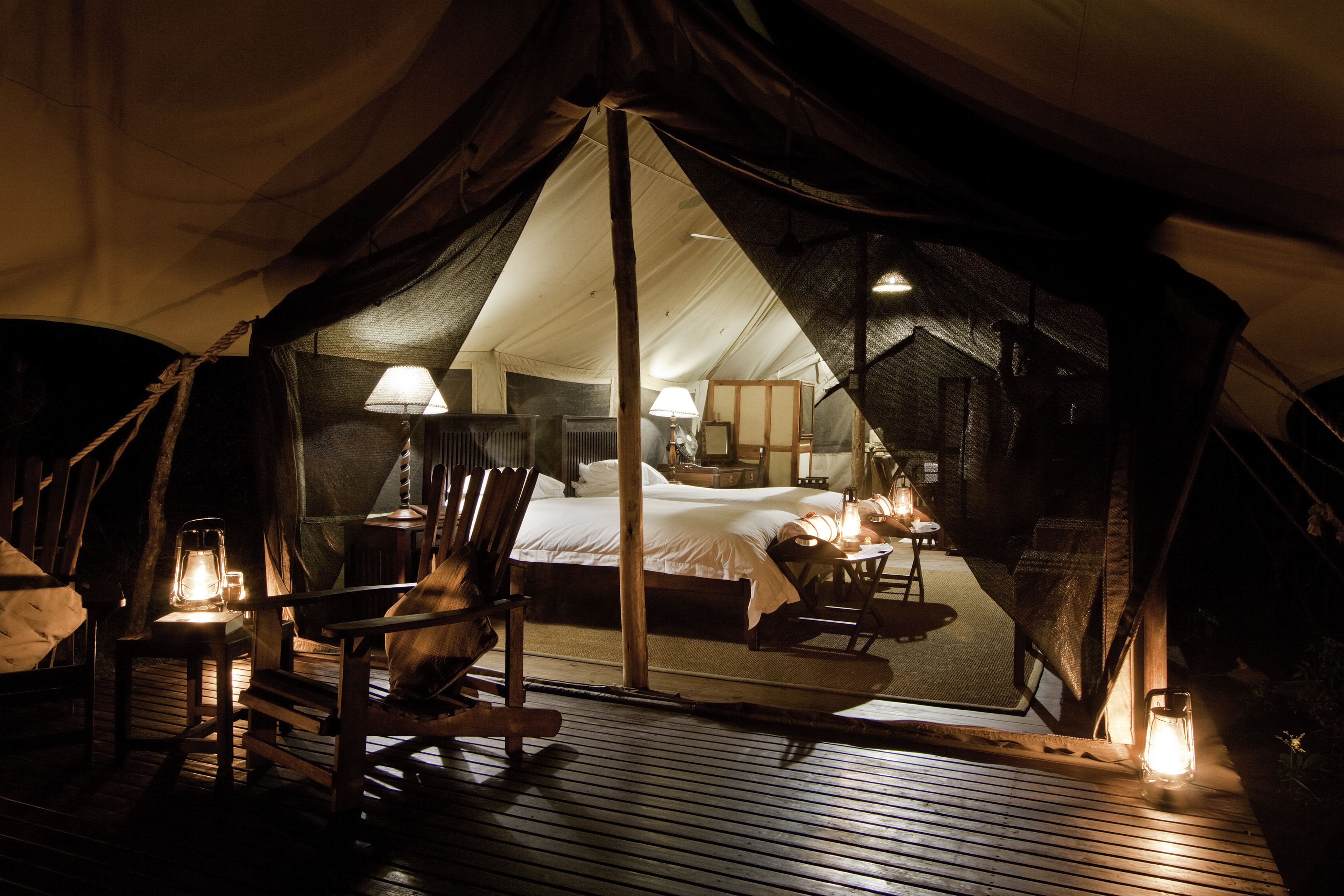 One for the bucket list - sleeping under canvas in an 1820's style explorer tent in the Kruger National Park