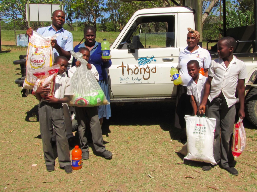 Thonga Beach Lodge supports the local Mabibi Primary School
