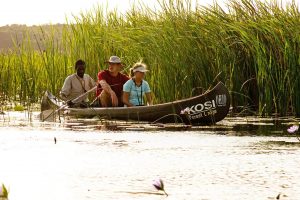 Canoeing with Kosi Forest Lodge is a much loved activty for guests to experience during their stay.
