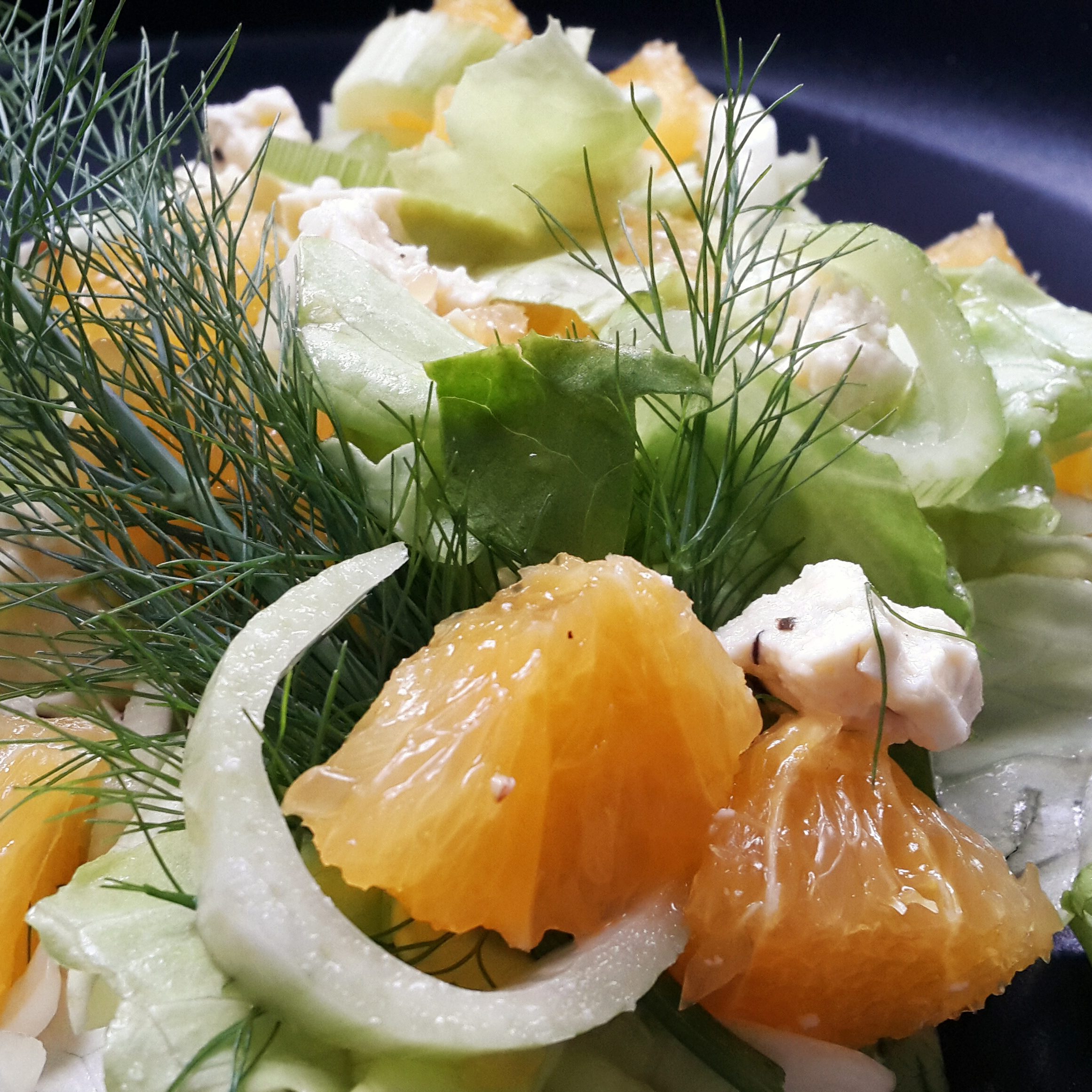 Orange and fennel salad