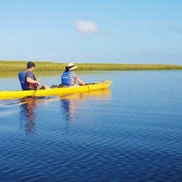 Kayaking on Lake Sibaya